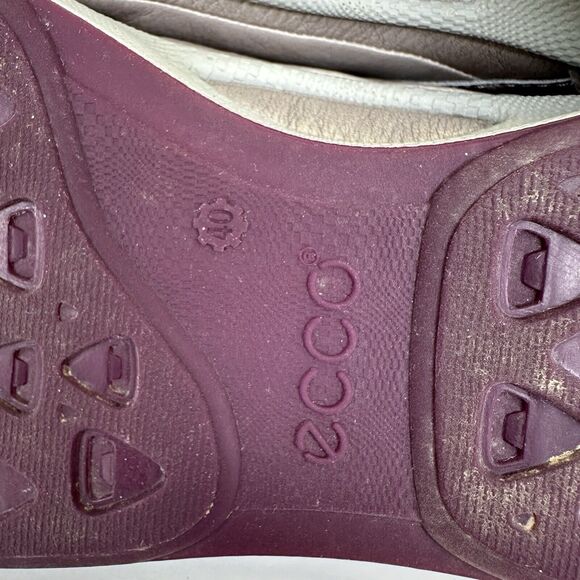 Ecco Biom Pewter‎ Yak Leather Golf Sneakers Comfort Shoes Size EU 40 US 9-9.5 - Picture 9 of 12